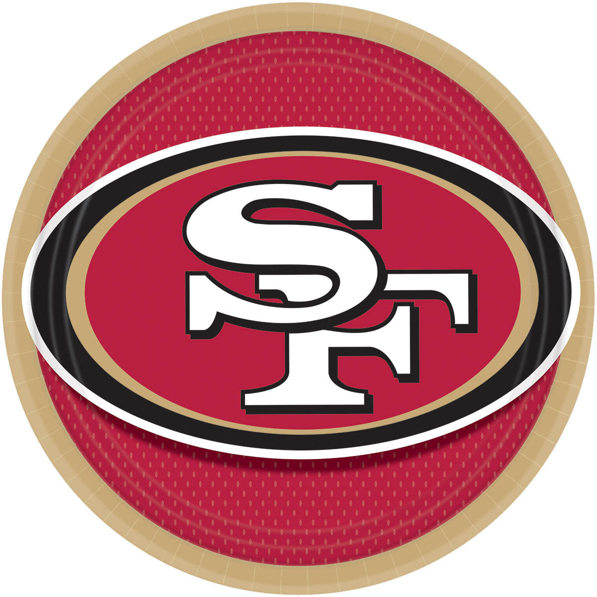 San Francisco 49ers Dinner Plates (8ct)
