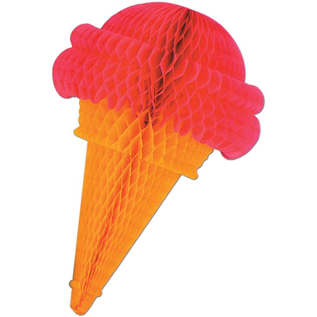 Tissue Ice Cream Cone - 24