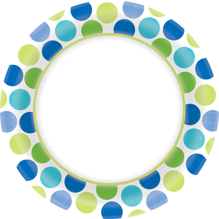 Cool Dots Dessert Plates (40ct)
