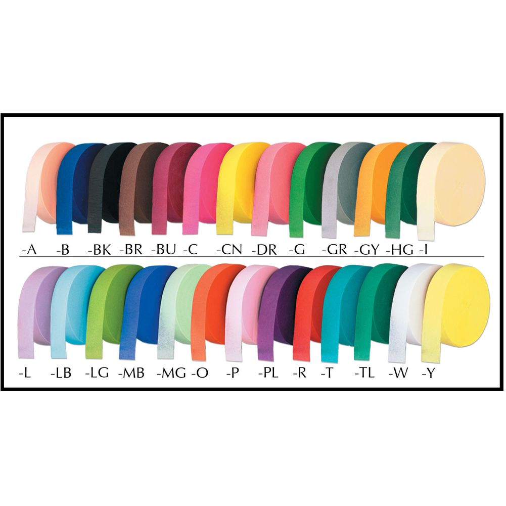 Festive Crepe Streamers