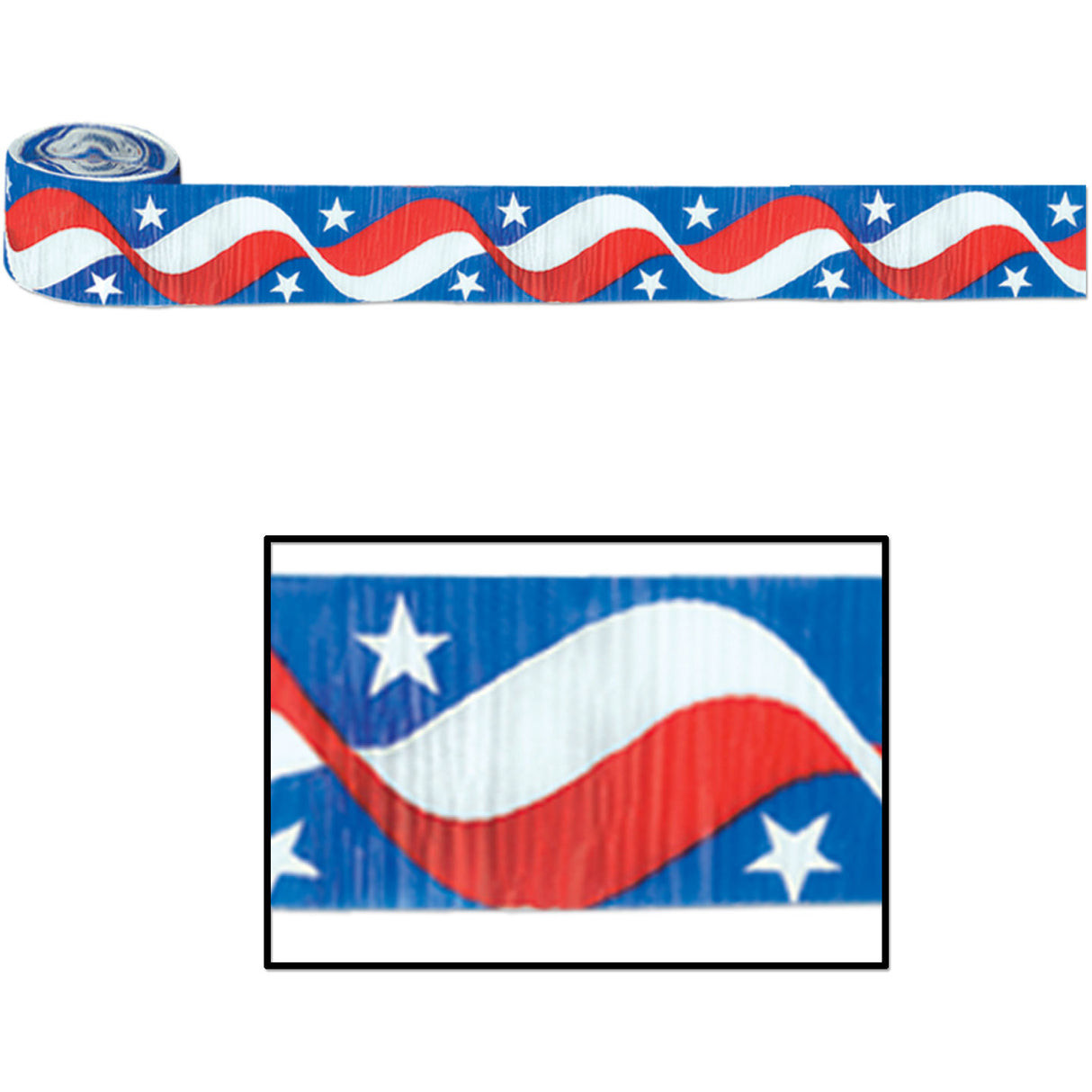 Patriotic Crepe Paper