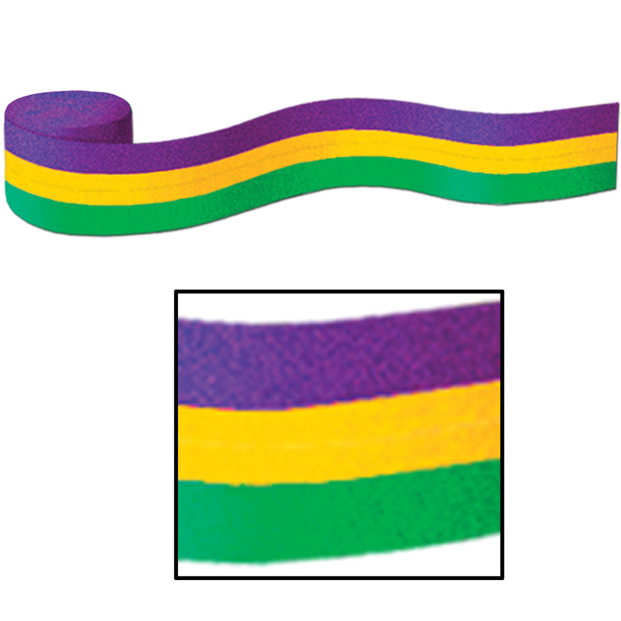FR Mardi Gras Crepe Streamer