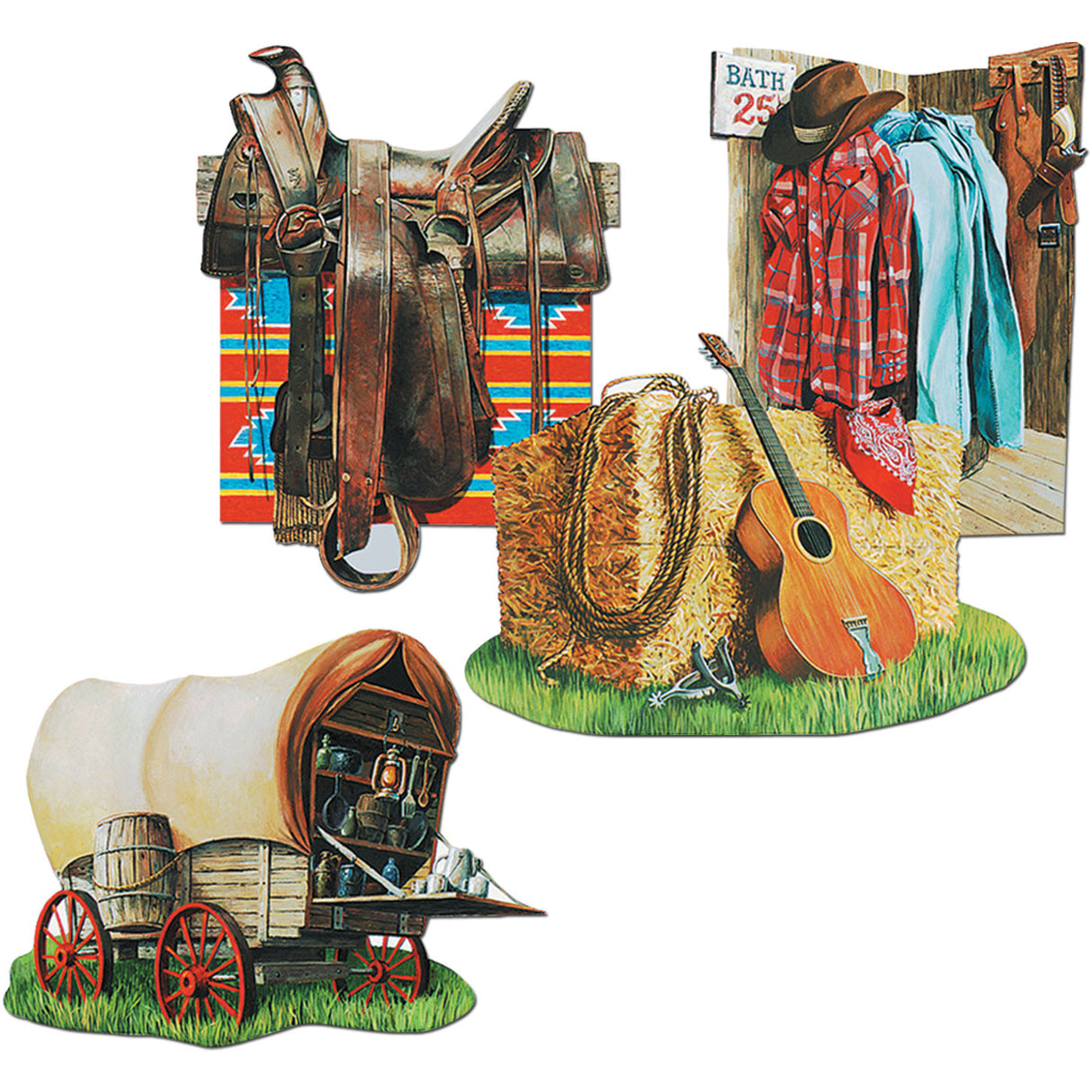 Cowboy Cutouts (4 ct)