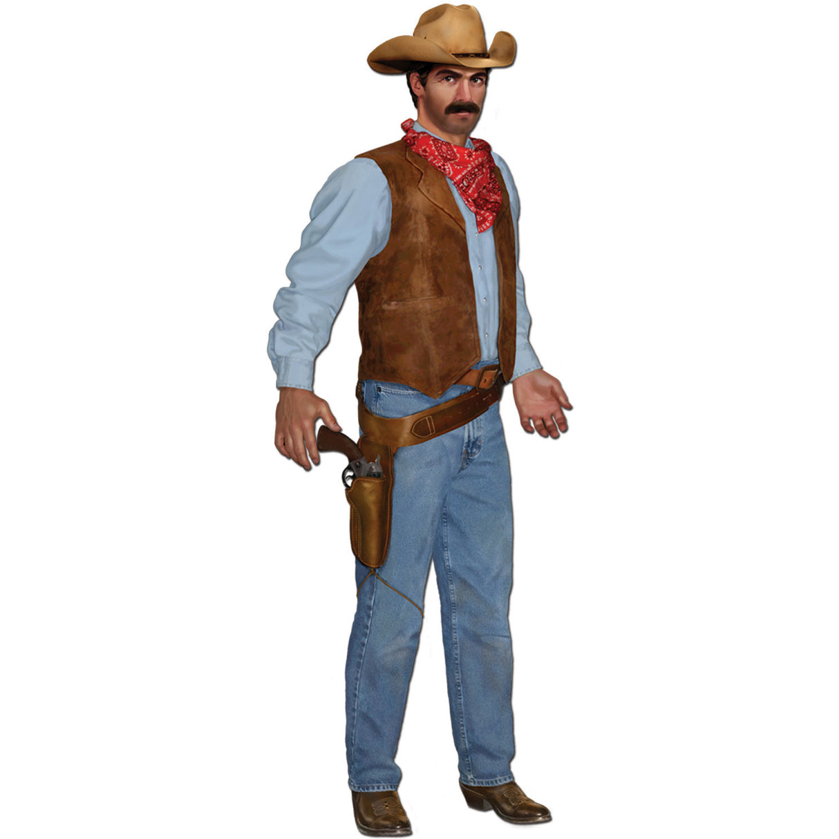 Jointed Cowboy Cutout (1 ct)