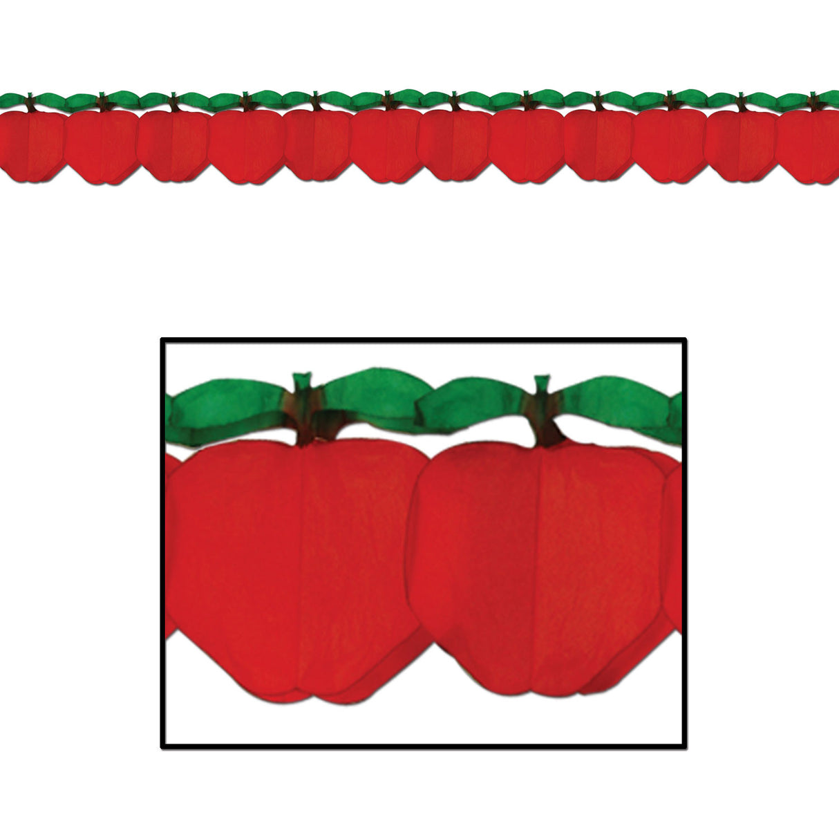 Tissue Apple Garland