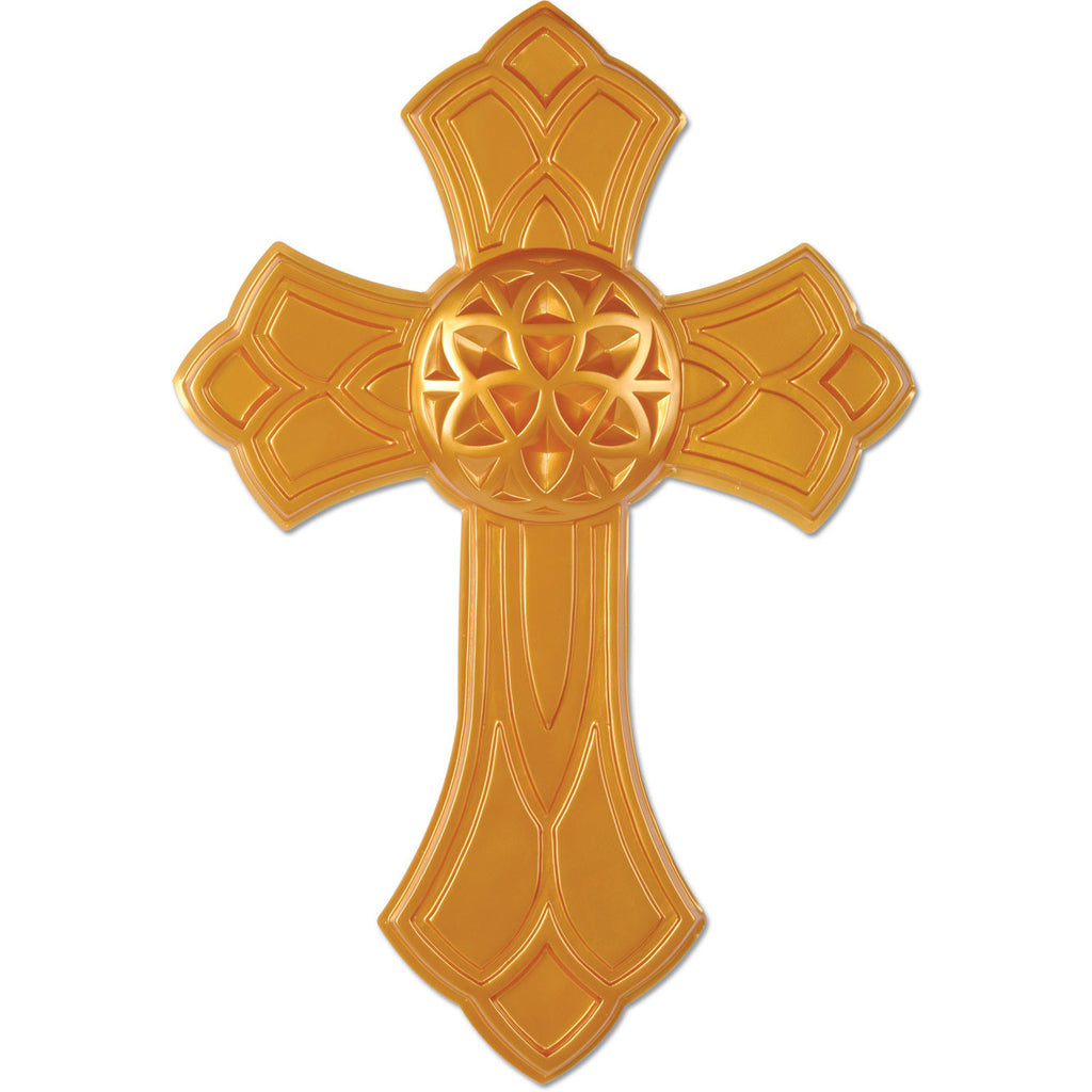 Gold Plastic Cross