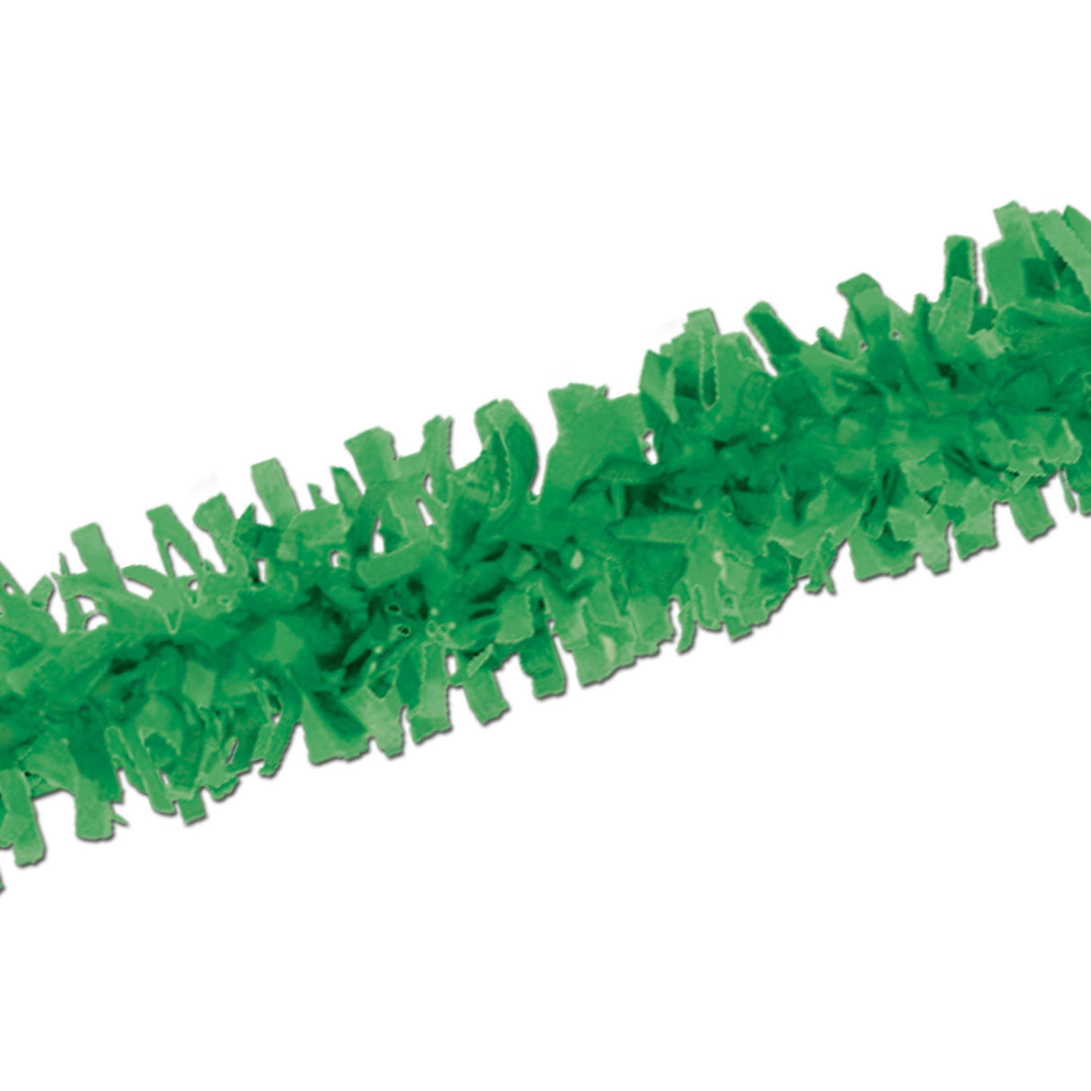25' Green Tissue Festooning