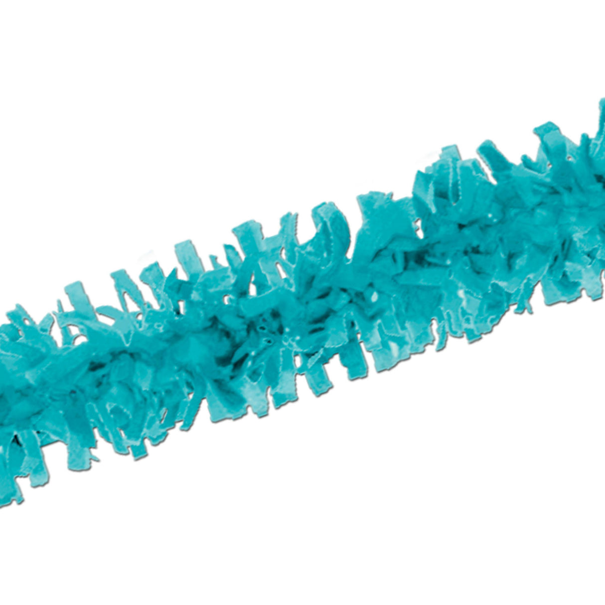 25' Turquoise Tissue Festooning