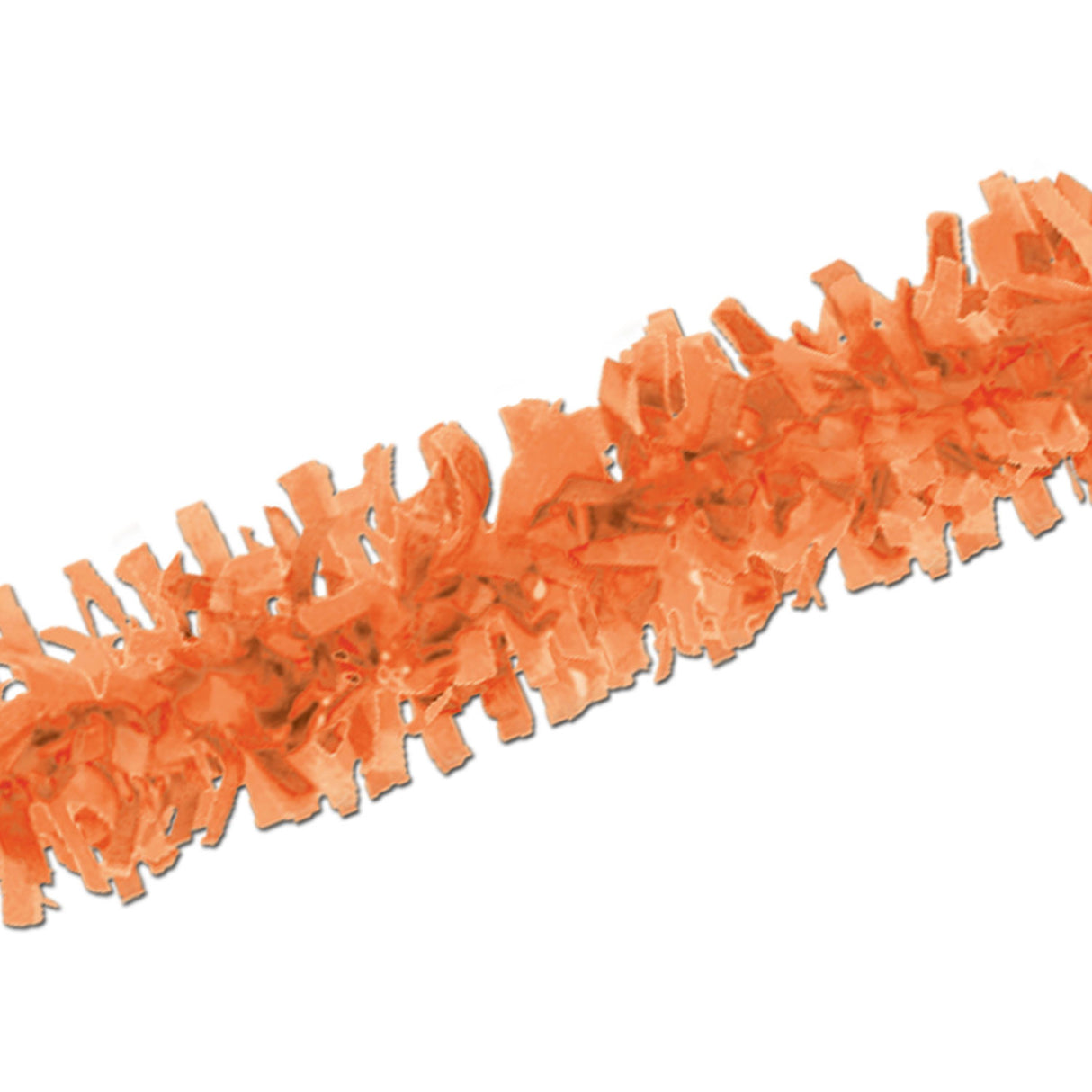 25' Orange Tissue Festooning