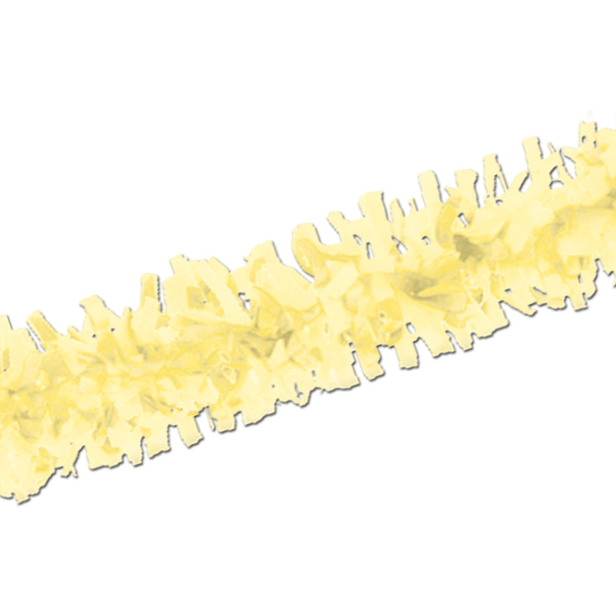 25' Yellow Tissue Festooning