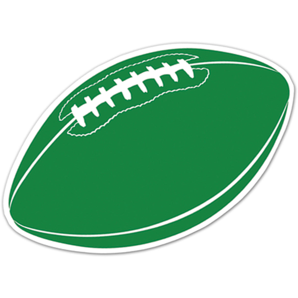 Green Football Cutout