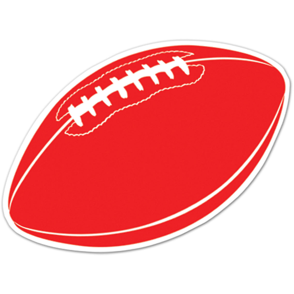 Red Football Cutout