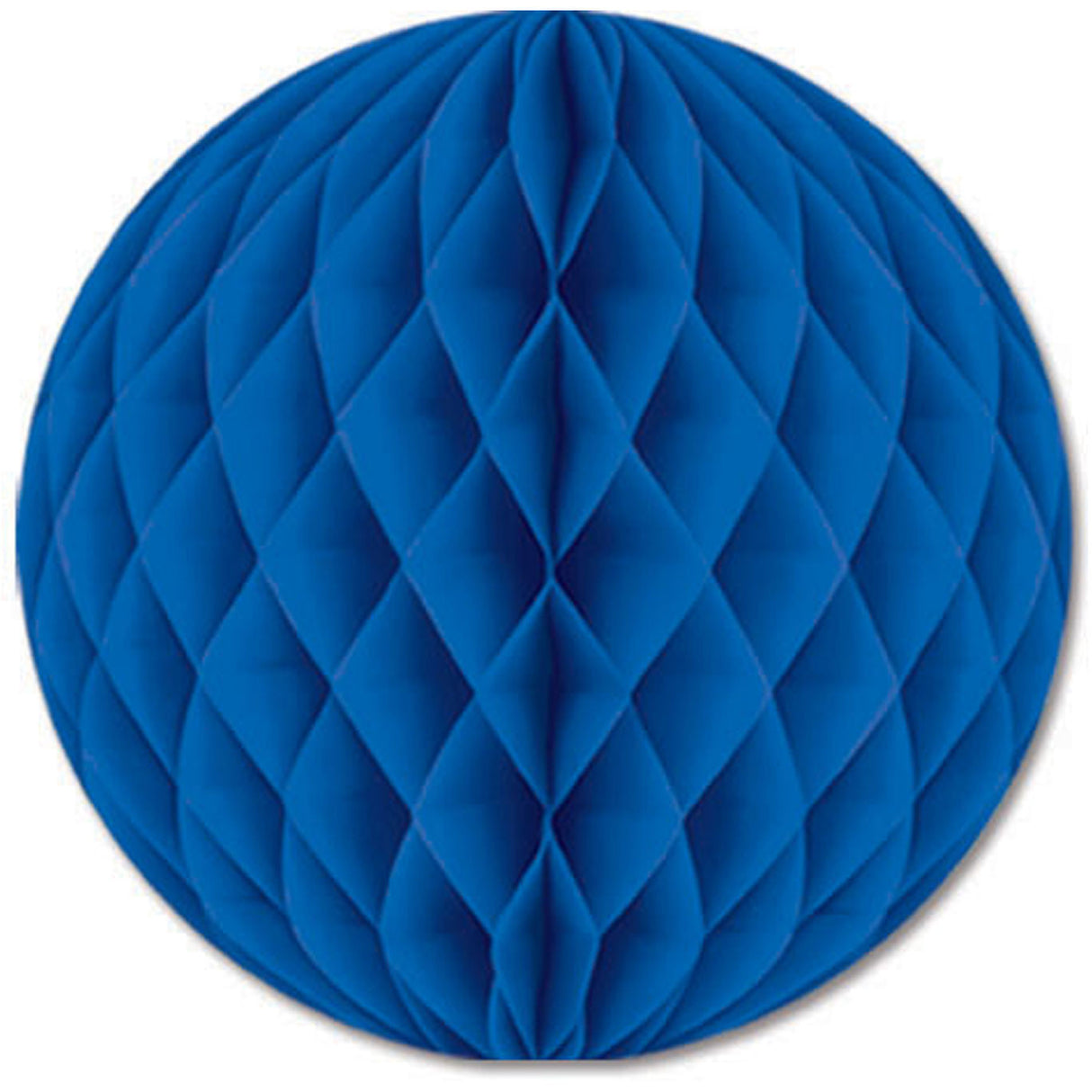 12" Blue Honeycomb Tissue Ball