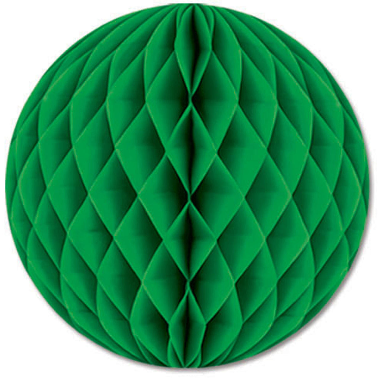 12" Green Honeycomb Tissue Ball