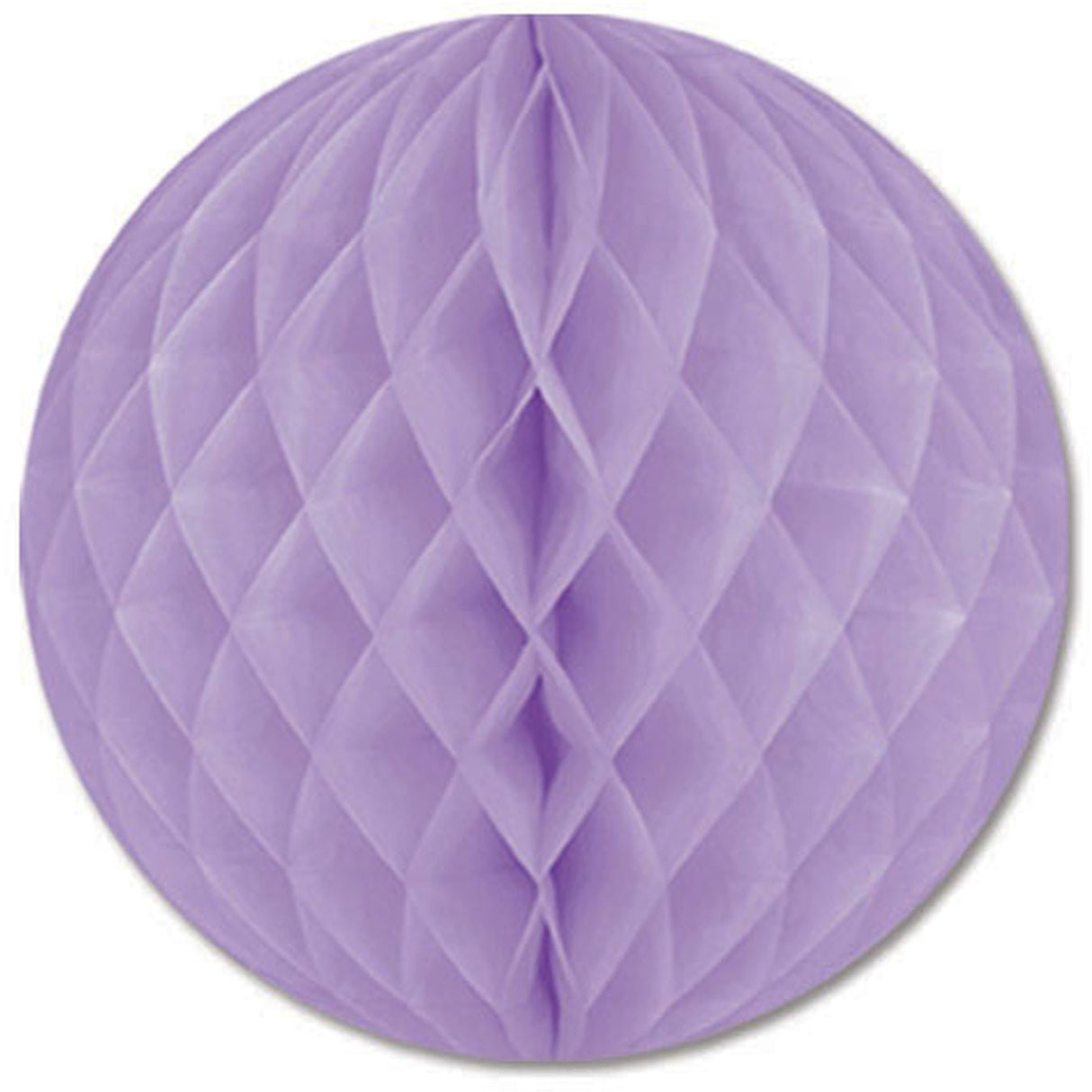 12" Lavender Honeycomb Tissue Ball