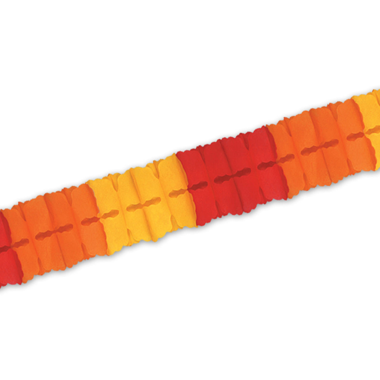 Gold Orange Red Leaf Garland