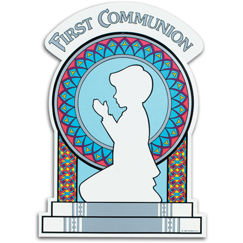 Boy First Communion Cutout