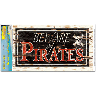 Beware of Pirates Peel 'N Place