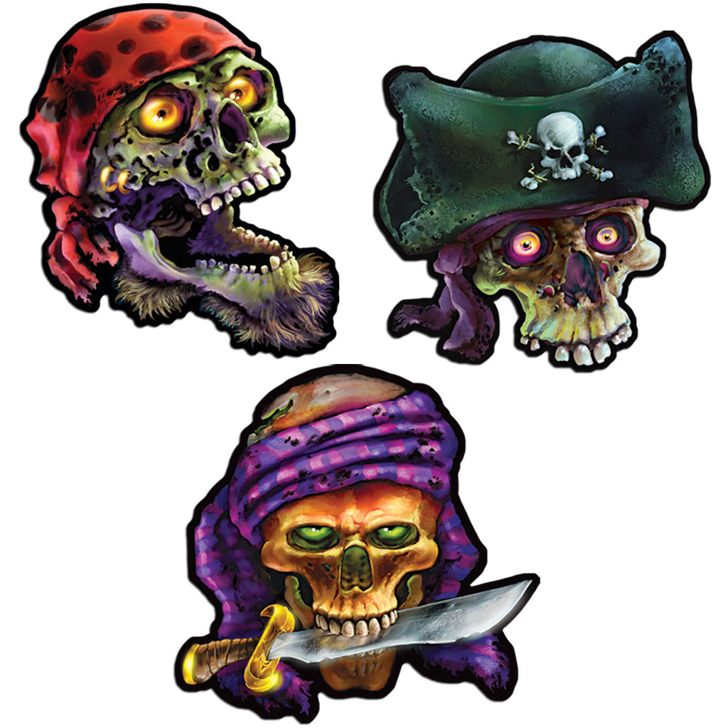 Pirate Skull Cutouts