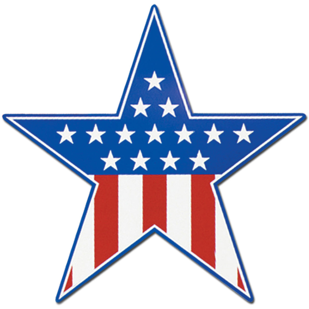 Patriotc Star Cutout