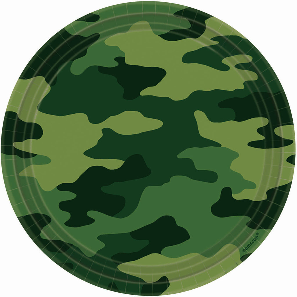 Camouflage Dinner Plates (8ct)
