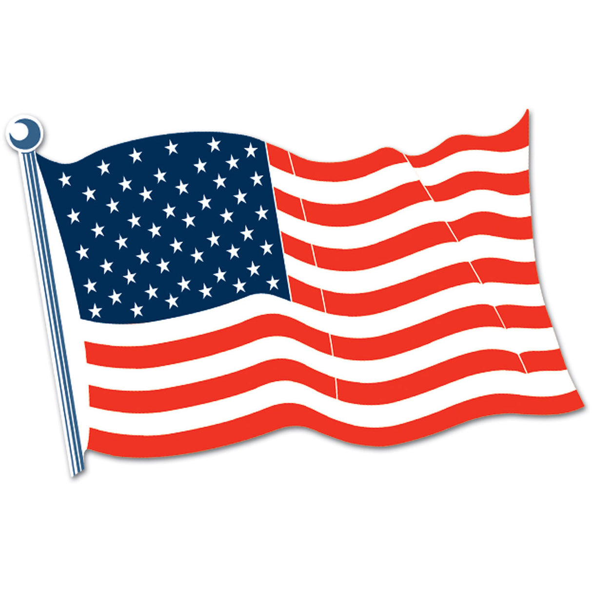 American Flag Cutout