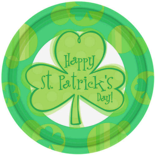 Happy Shamrocks Dinner Plates (8ct)