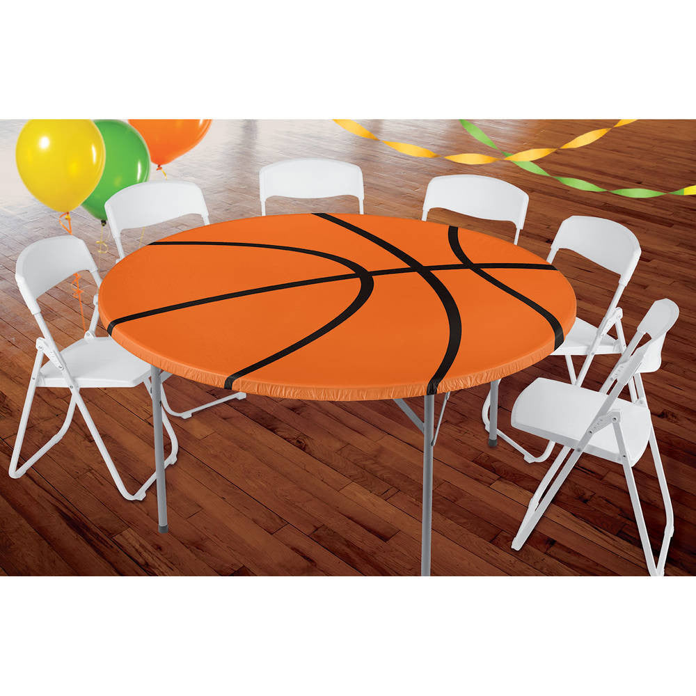 Basketball Round Elastic Tablecover