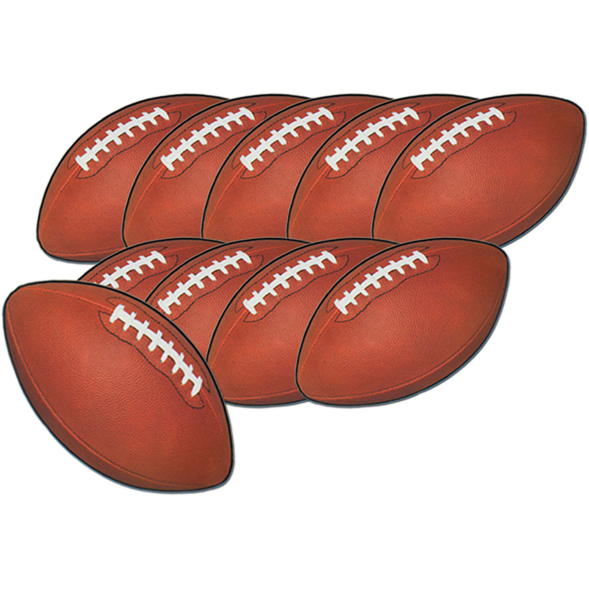Mini Football Cutouts (10ct)