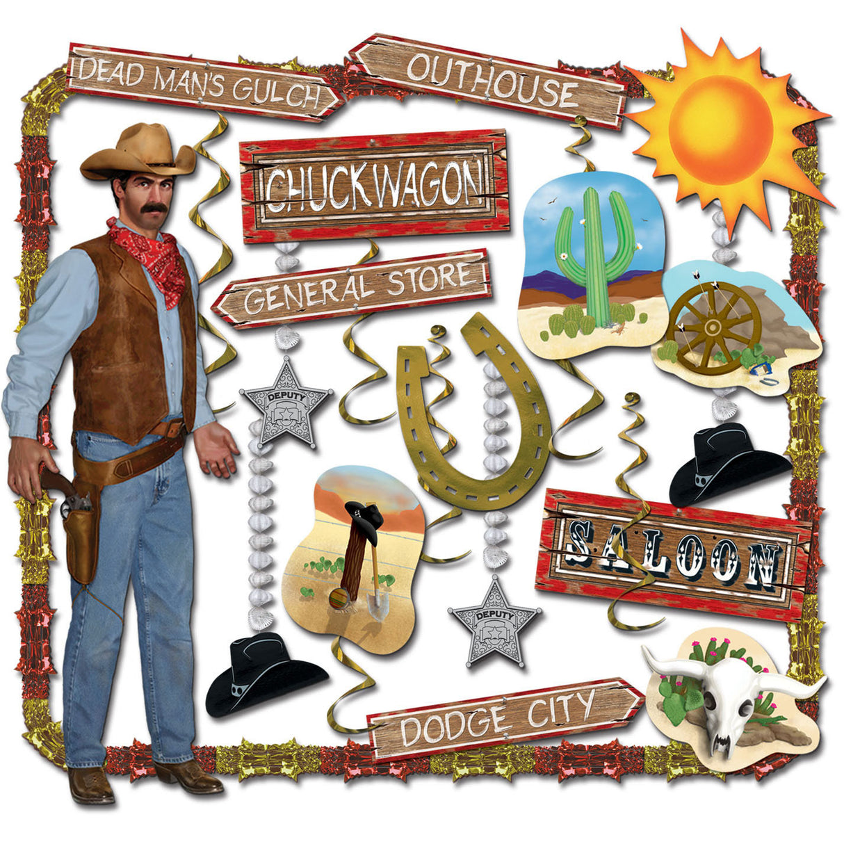 Western Decorating Kit - 27 Pc
