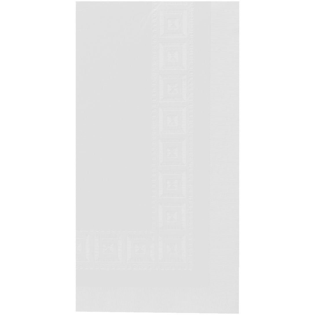 Frosty White 3 Ply Paper Rectangle Tablecover