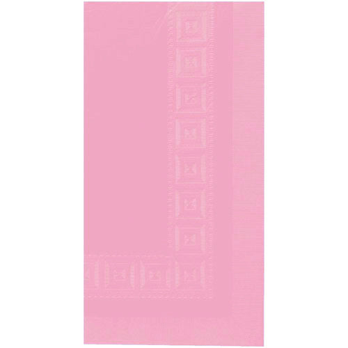 New Pink 3 Ply Paper Rectangle Tablecover