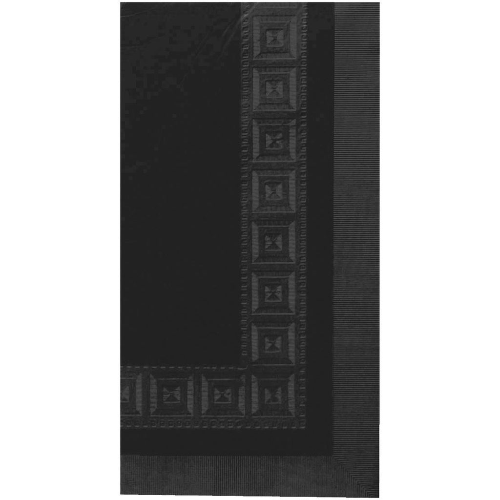 Jet Black 3 Ply Paper Rectangle Tablecover