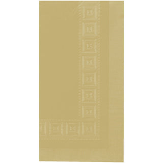 Gold 3 Ply Paper Rectangle Tablecover