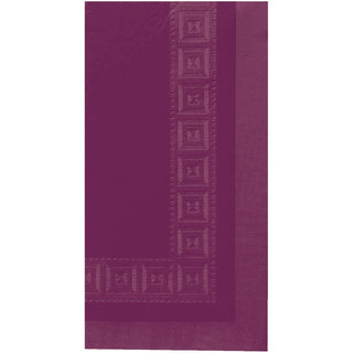 Berry Embossed Rectangle Paper Tablecover
