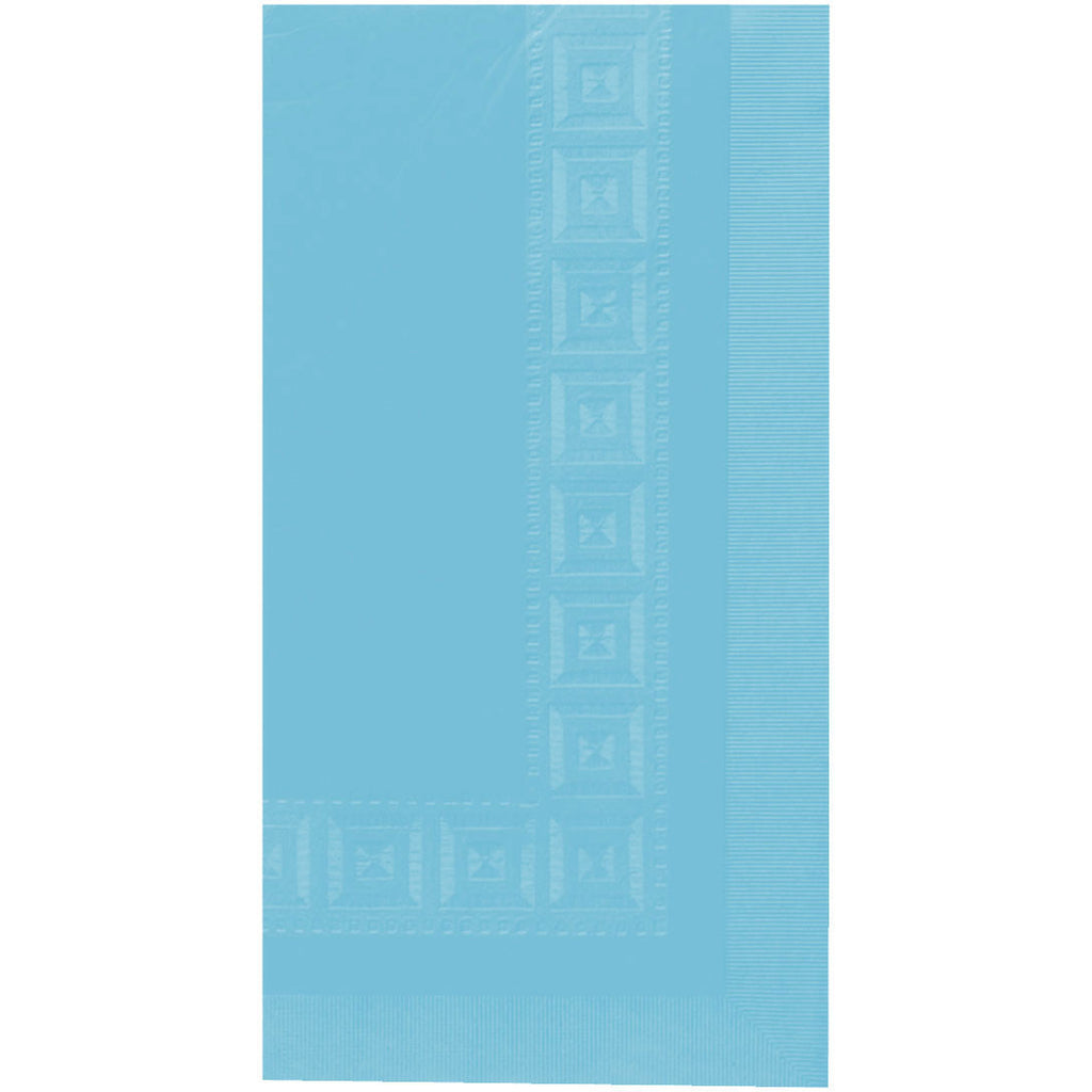 Caribbean Blue 3 Ply Paper Rectangle Tablecover