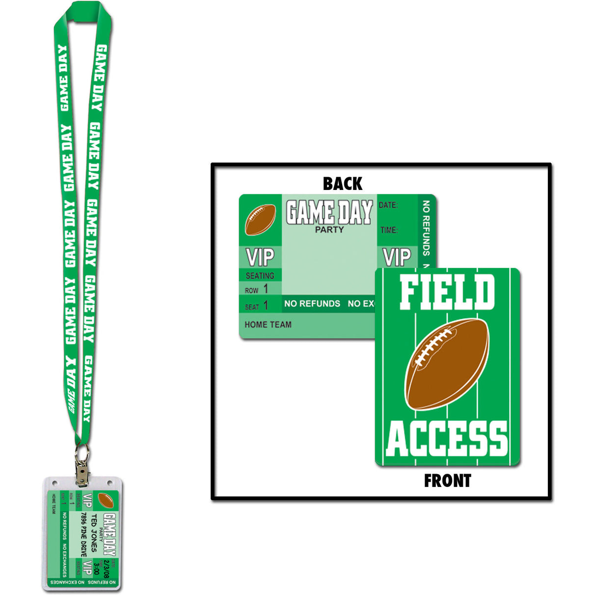 Game Day Party Pass