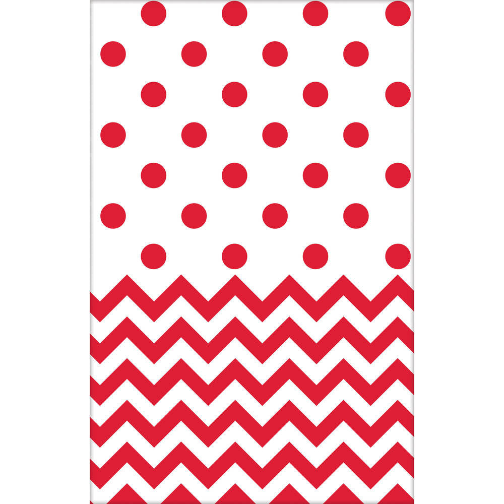 Apple Red Plastic Tablecover