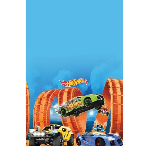 Hot Wheels Wild Racer Rectangle Plastic Table Cover (1ct)