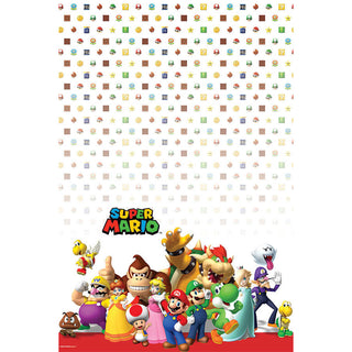 Super Mario Plastic Table Cover (1ct)