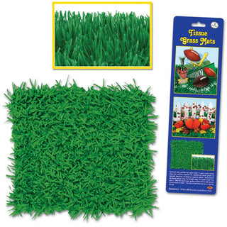 Green Tissue Grass Mats