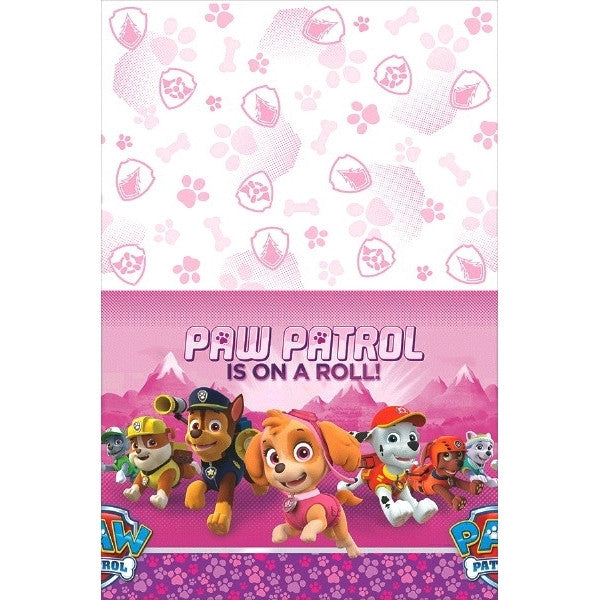 Paw Patrol Girl Plastic Tablecover