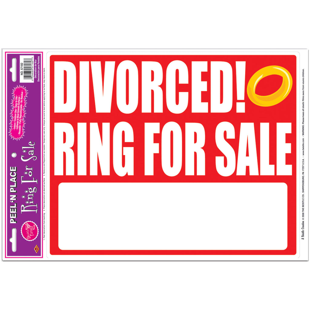 Ring For Sale Peel 'N Place