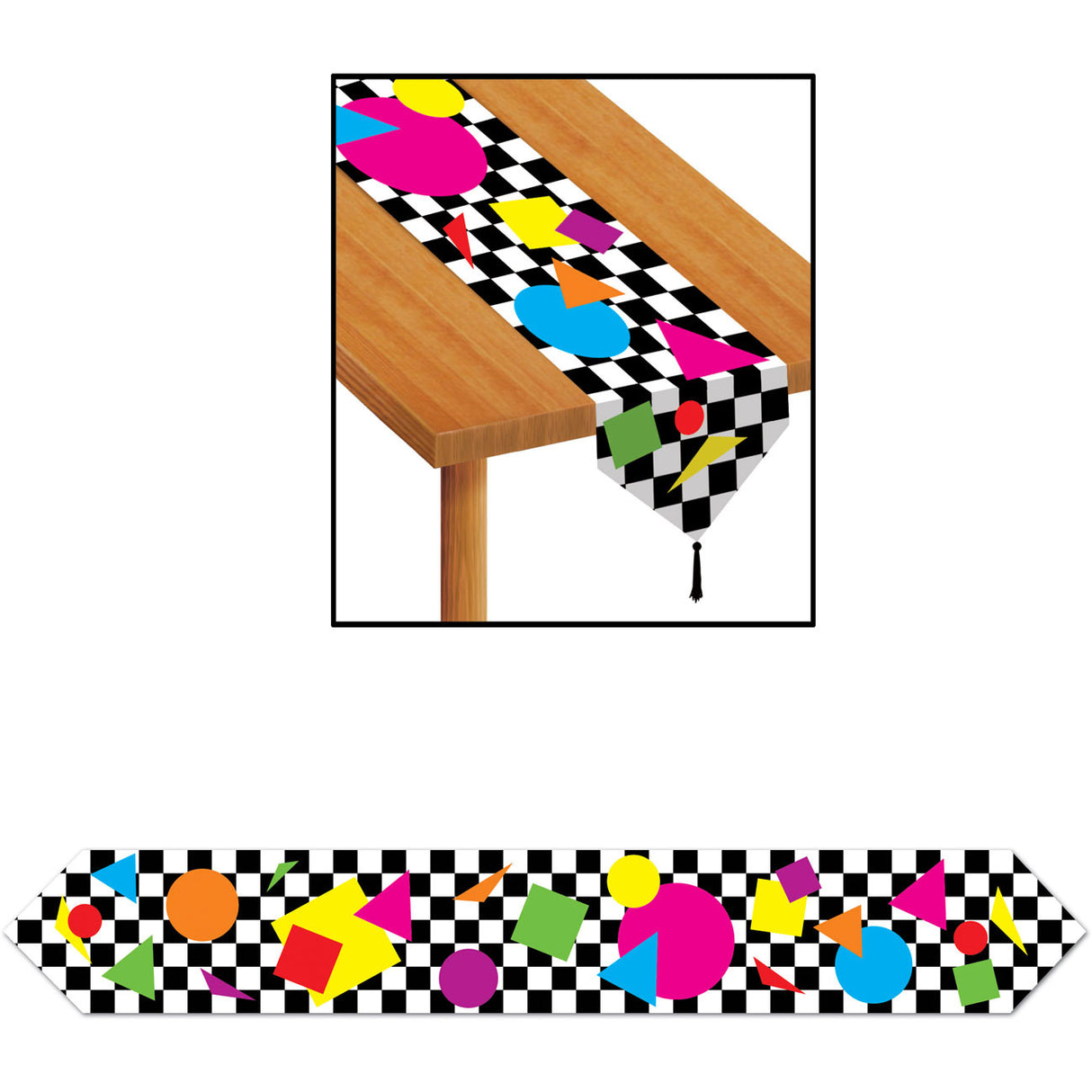 Party Shapes Table Runner