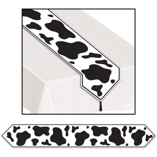 Cow Print Table Runner