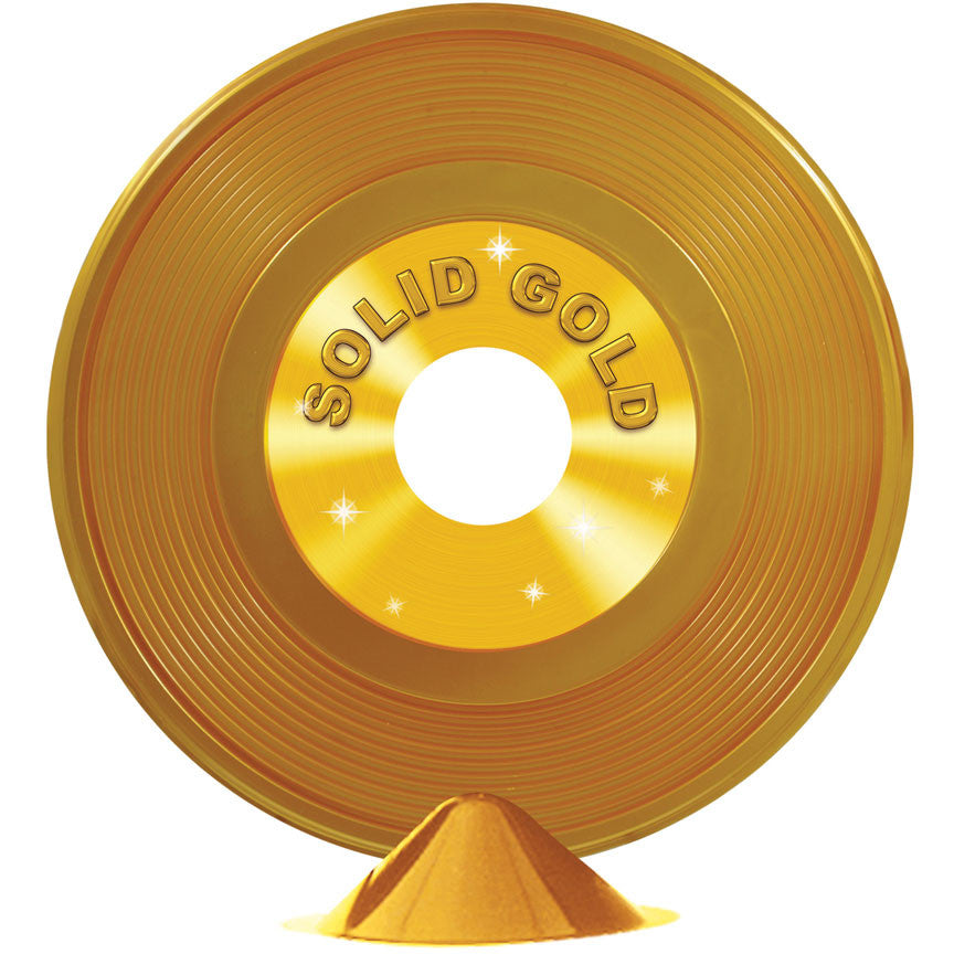 Plastic Record Centerpiece
