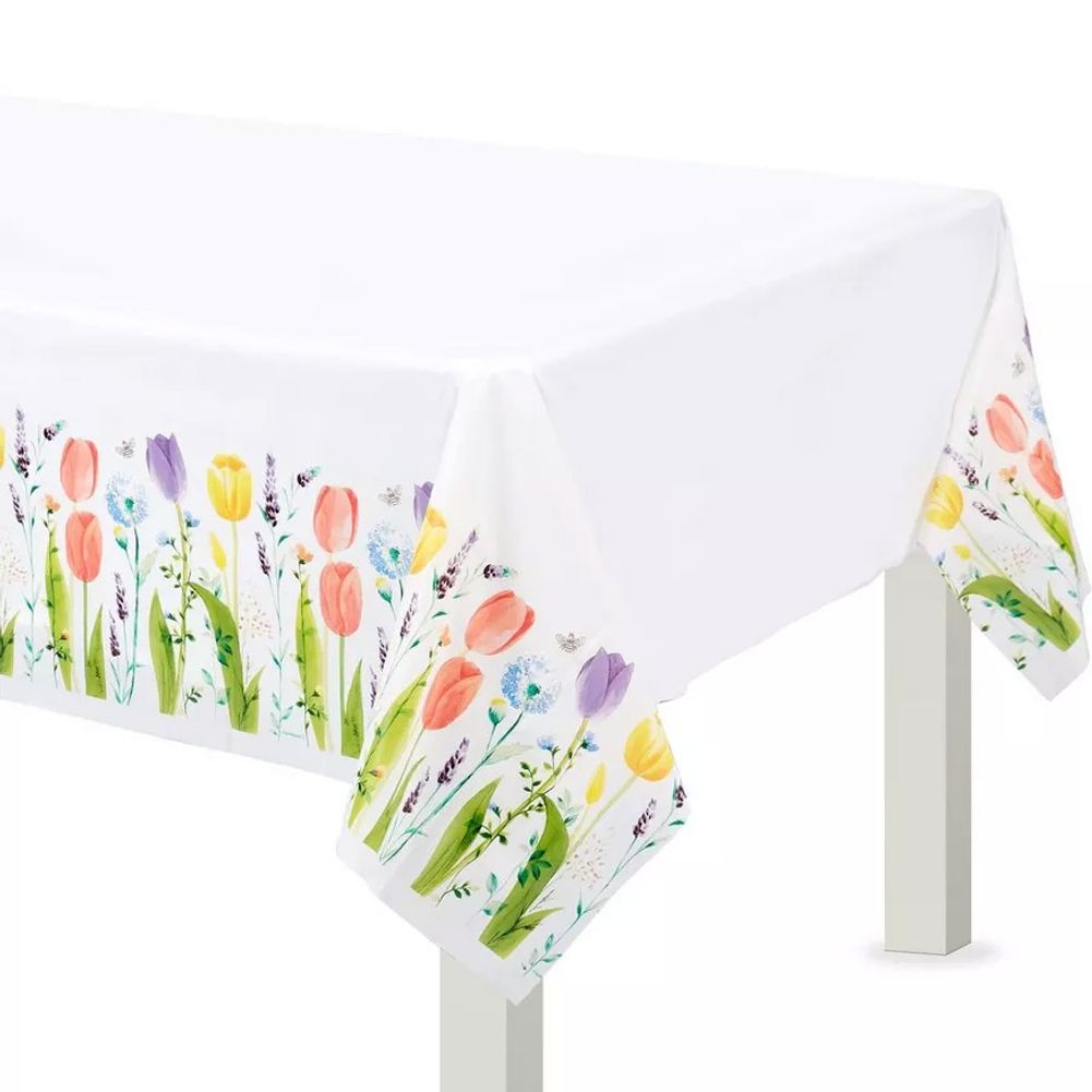 Pretty Pastels Easter Plastic Table Cover (1ct)