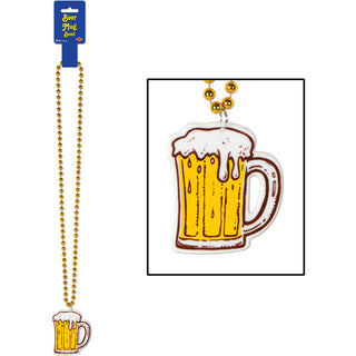 Beads w/Beer Mug Medallion