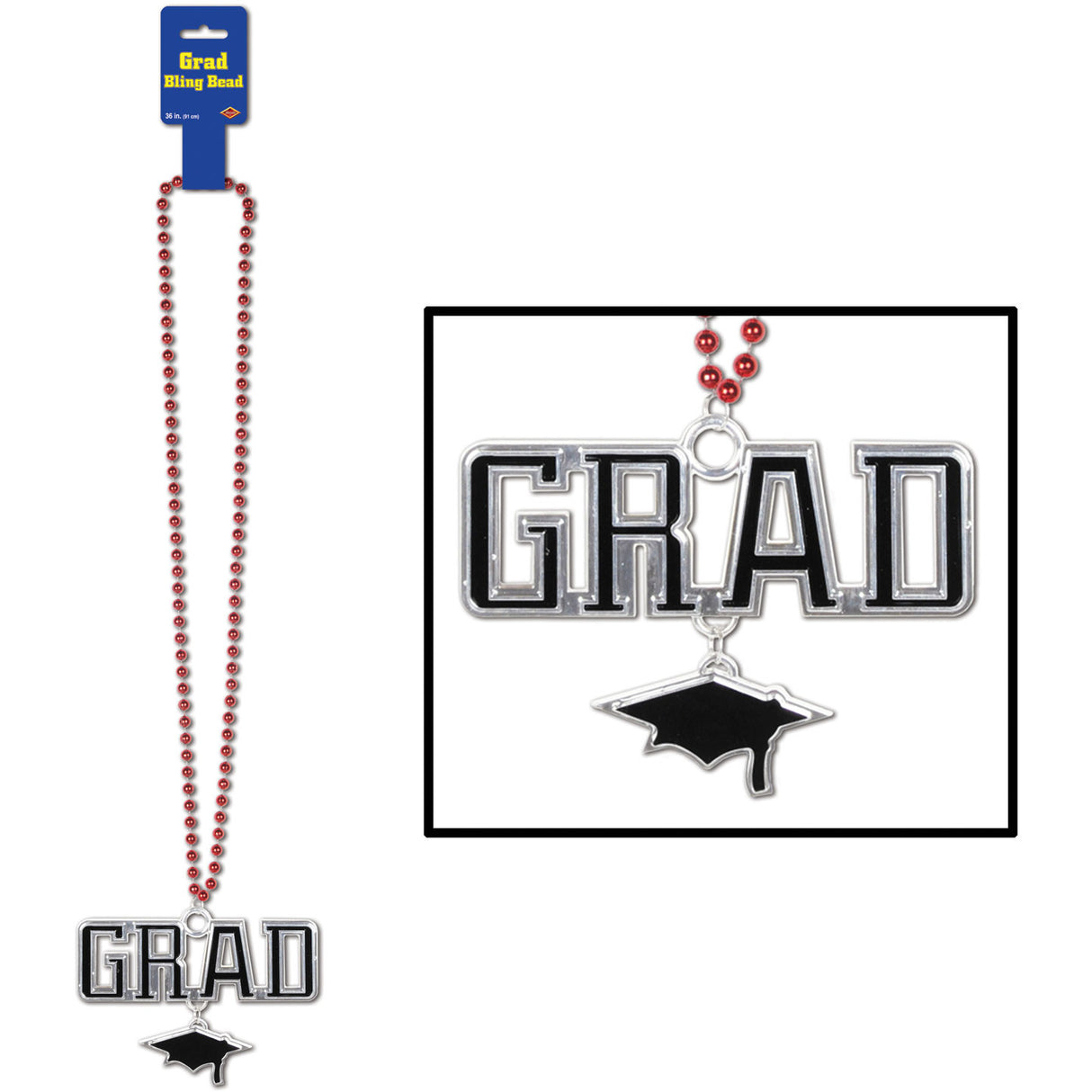 Beads w/Grad Medallion