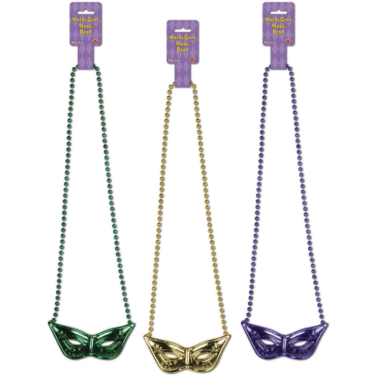 Beads w/Mask Medallion